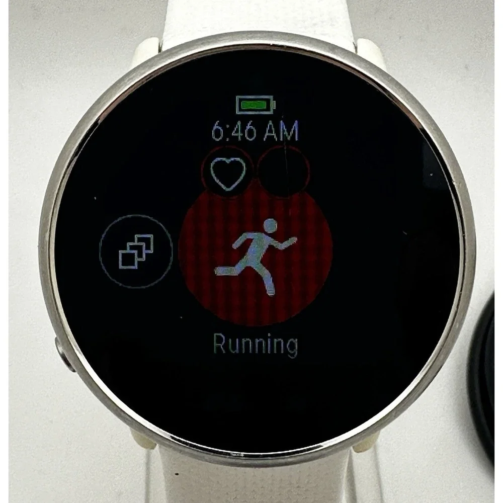 Polar‎ Ignite Gen 1 GPS Fitness Smartwatch White HR Monitor 43mm Tested